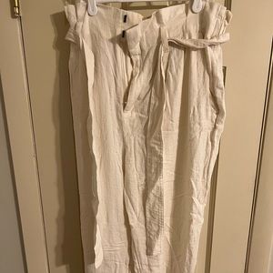 Target White Linen Pants